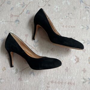 Black Suede Pumps